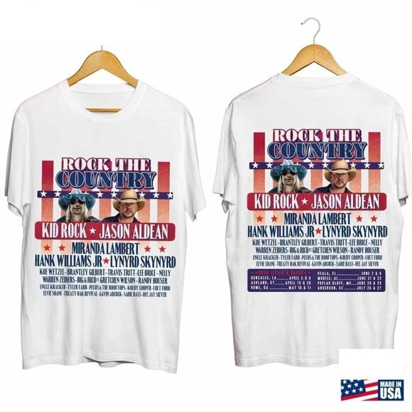 Other - Kid Rock And Jason Aldean The Country 2024 Shirt Concert Fan-2 Sided